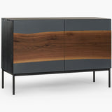 18Hundert Sideboard Nussbaum massiv | Unikat 012