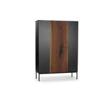 18Hundert Highboard Nussbaum massiv | Unikat 050