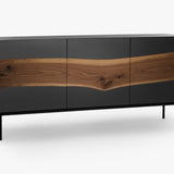 18Hundert Sideboard Nussbaum massiv | Unikat 510
