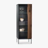 18Hundert Highboard Nussbaum massiv | Unikat 532