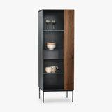 18Hundert Highboard Nussbaum massiv | Unikat 545