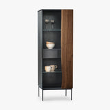 18Hundert Highboard Nussbaum massiv | Unikat 553