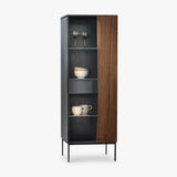 18Hundert Highboard Nussbaum massiv | Unikat 556
