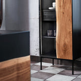 18Hundert Highboard Nussbaum massiv | Unikat 390