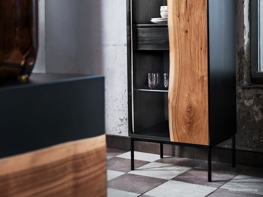 18Hundert Highboard Nussbaum massiv, Unikat 390 – WIMMER Massivholzmöbel